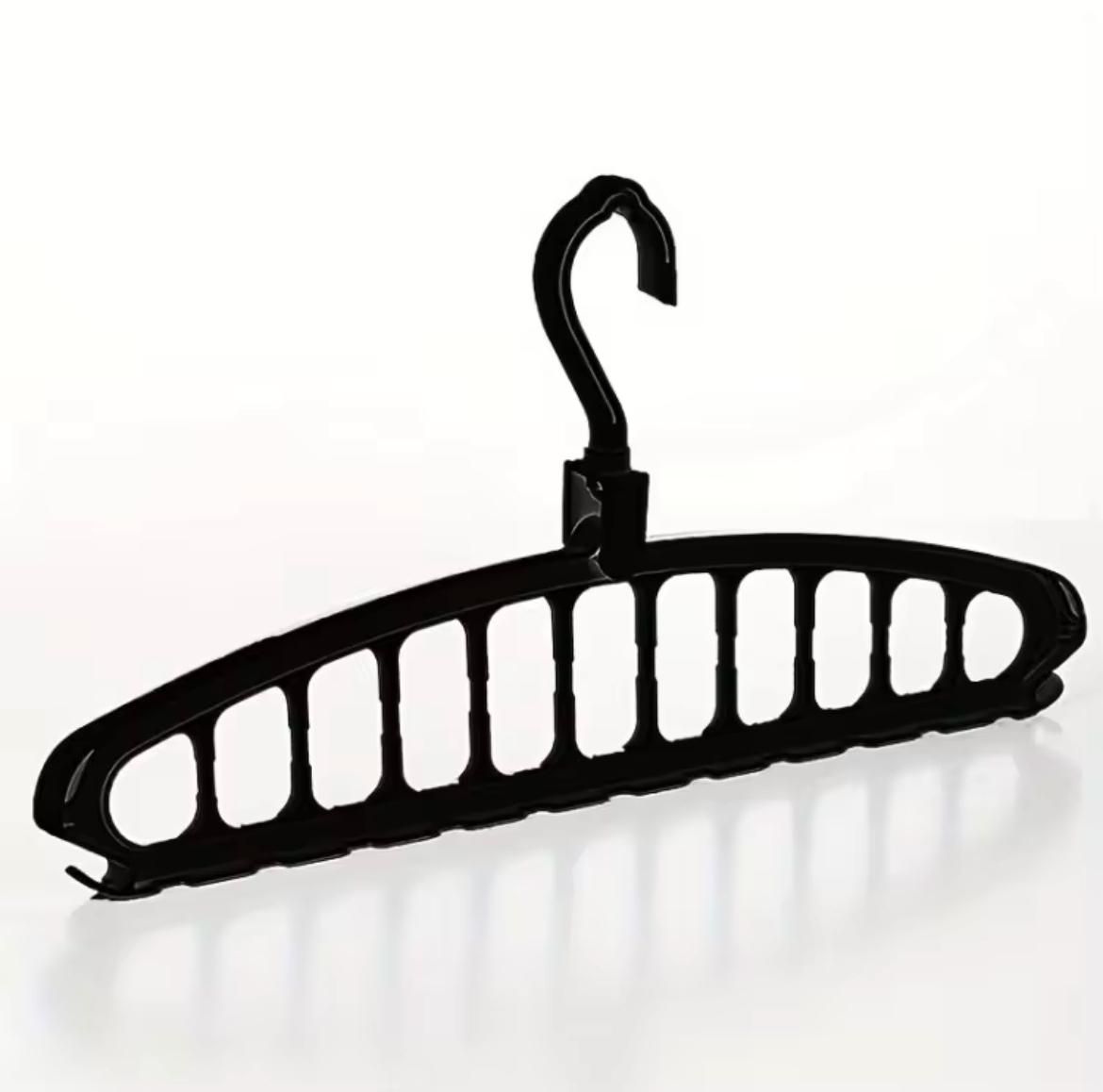 Space saving clothes hanger 11 holes
