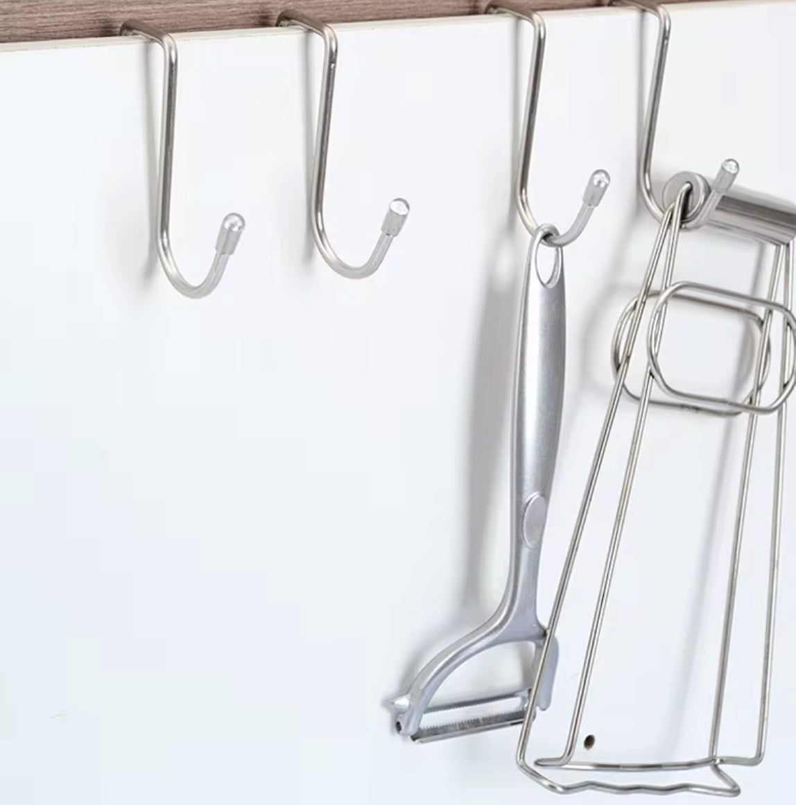 Metal free punching S shape hook for hanging, 6cm