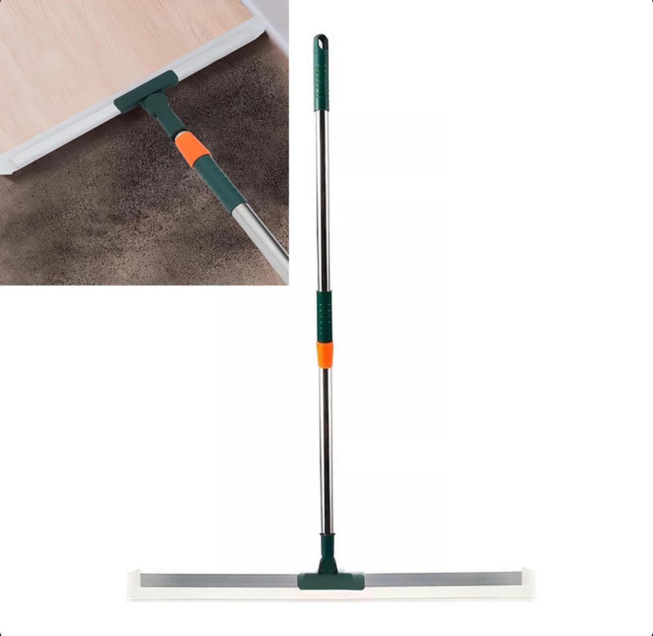 Multifunctional silicone wet and dry glass and floor wiper
