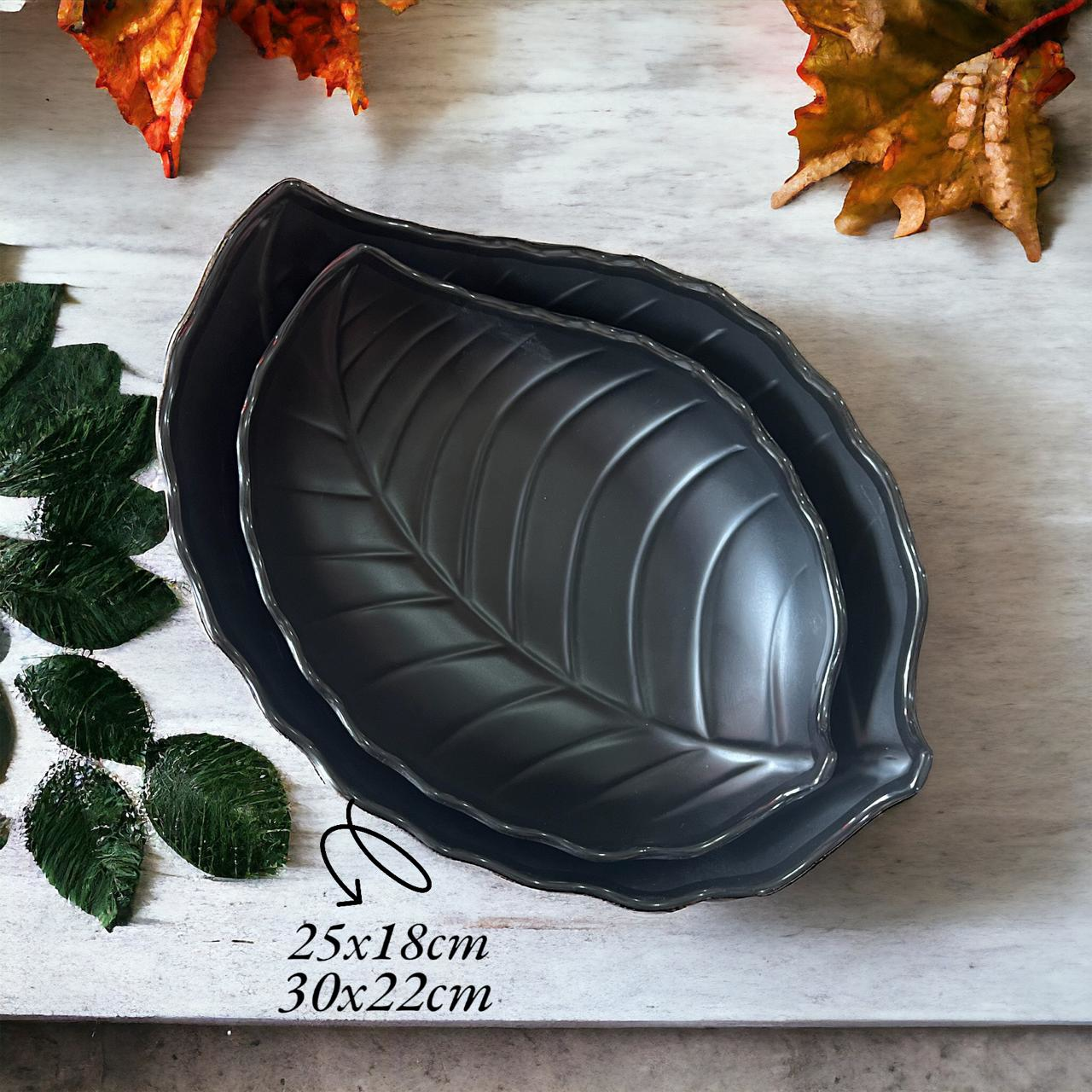 Melamine leaf plate