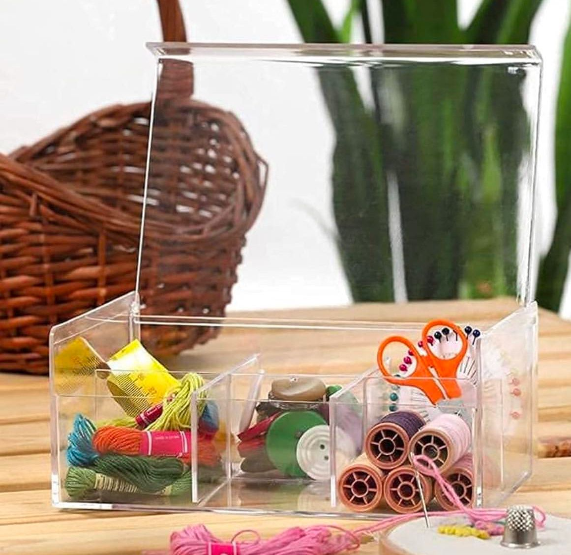 Multipurpose acrylic storage box