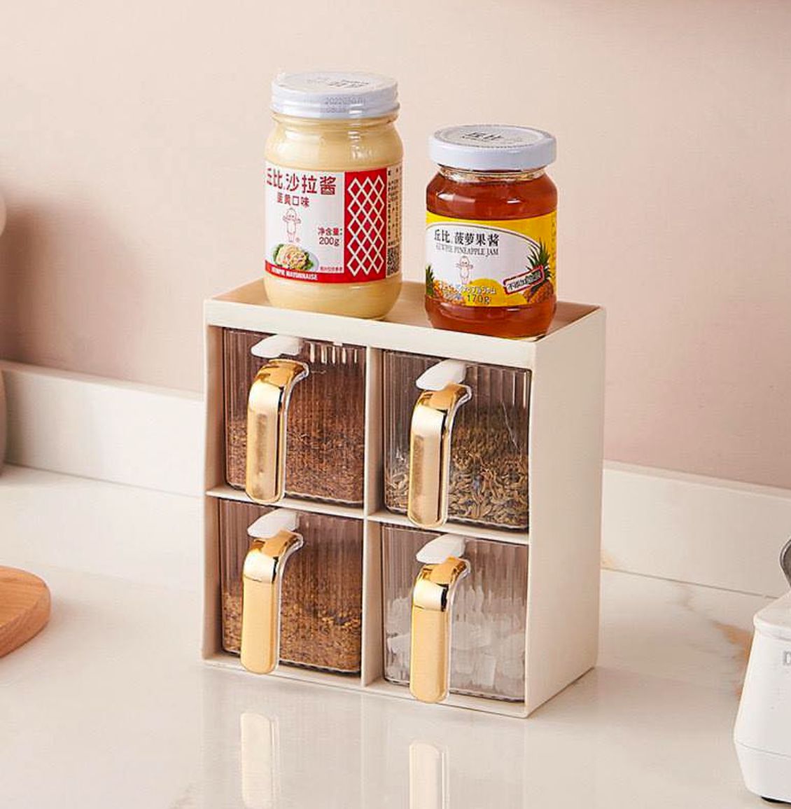 wall hanging spice drawers