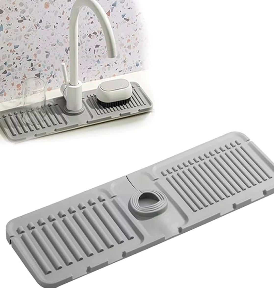 Faucet splash pad silicone waterproof 37*12cm (hole diameter from 3 till 5.5cm)