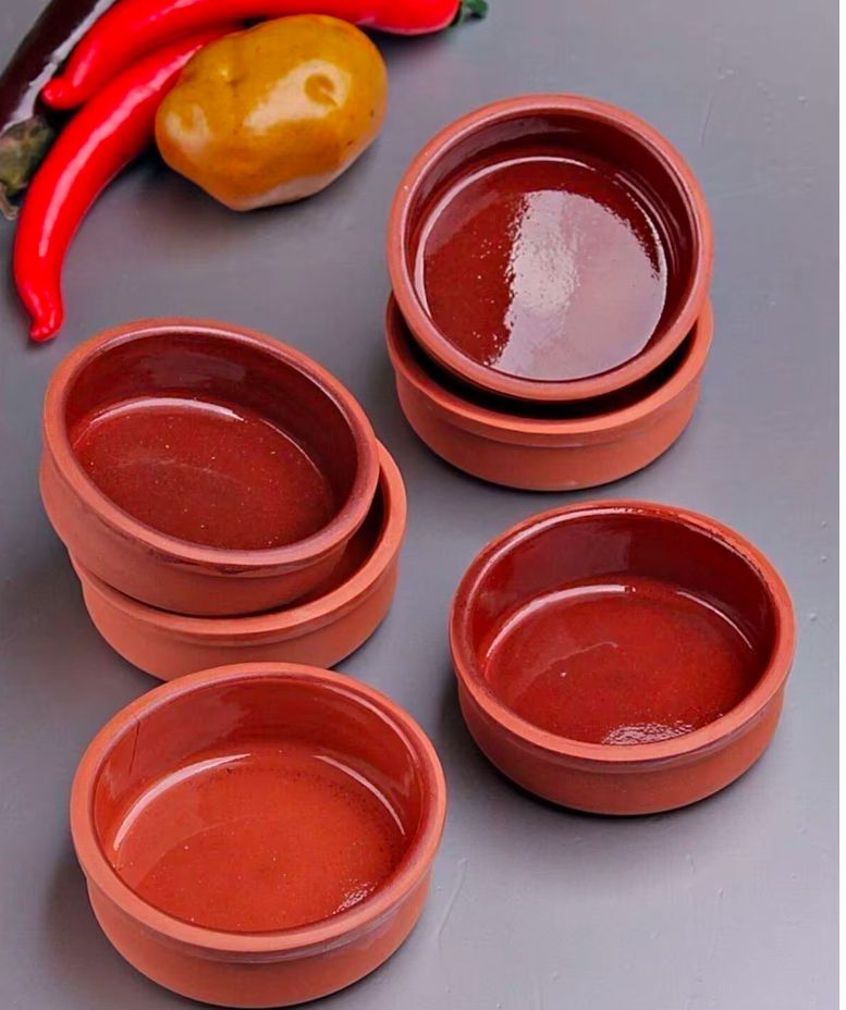 Clay bowl small size ( diameter 11 cm) 6 pcs box