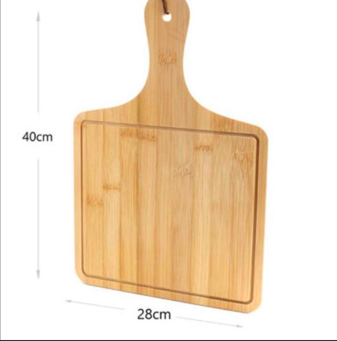 Square wooden pizza board 28*28cm