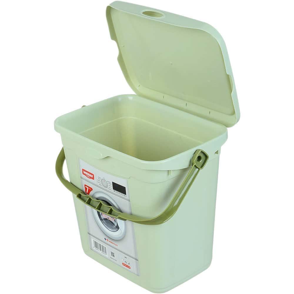 Laundry powder container with handle 7L 24*20*17 cm