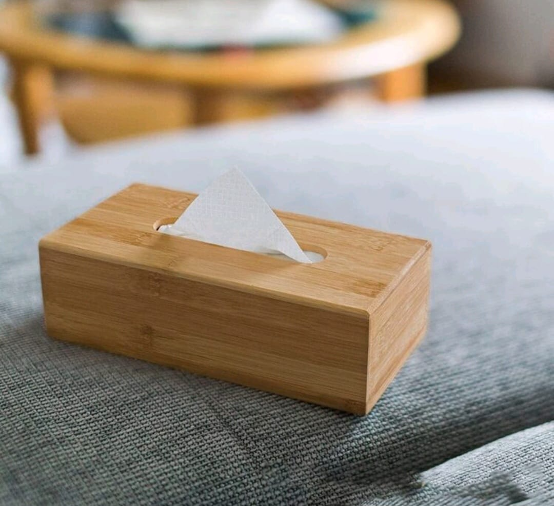 Bamboo tissue box 23.5*11.5*8.5 cm