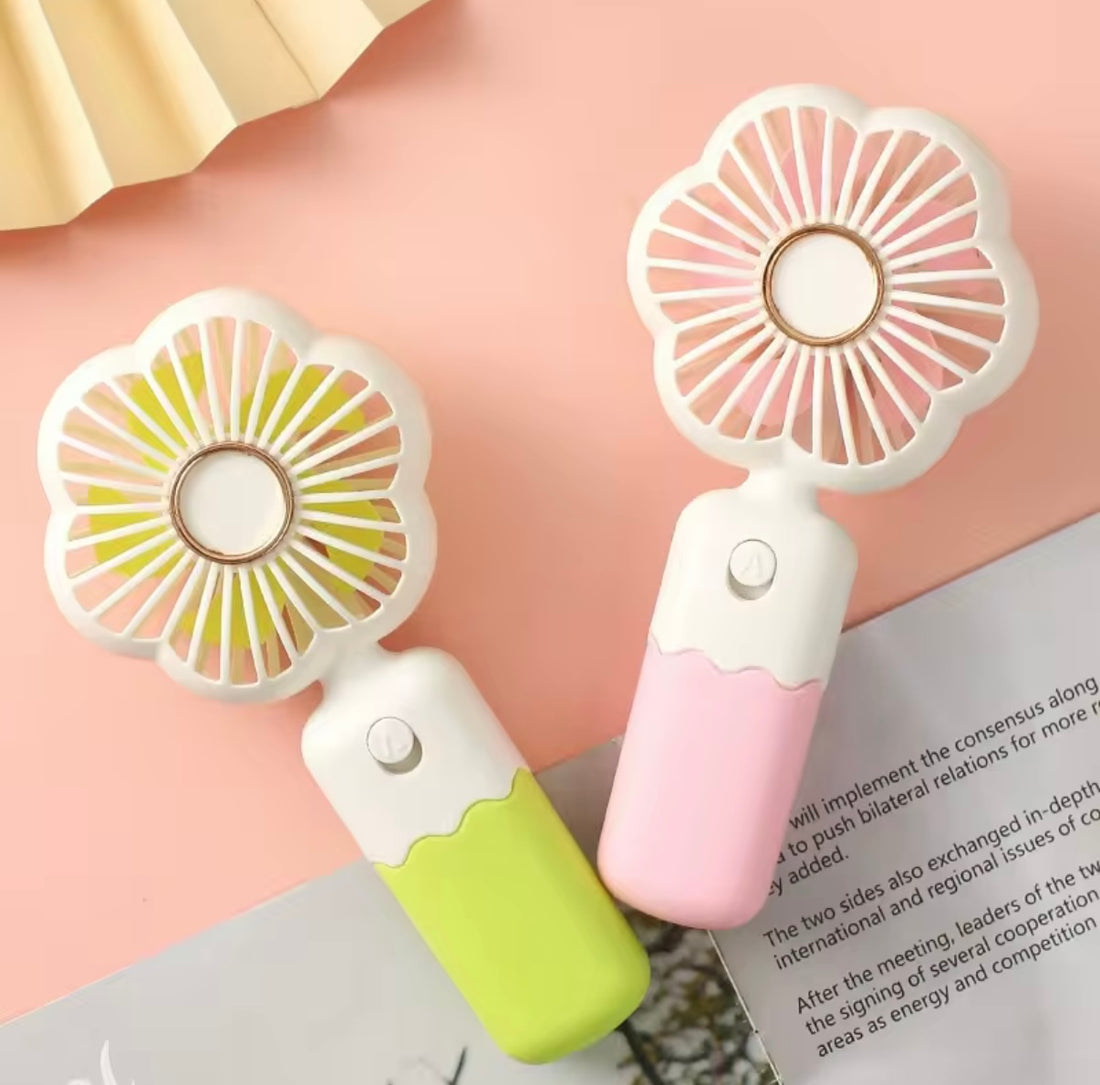 Mini handheld portable fan battery version