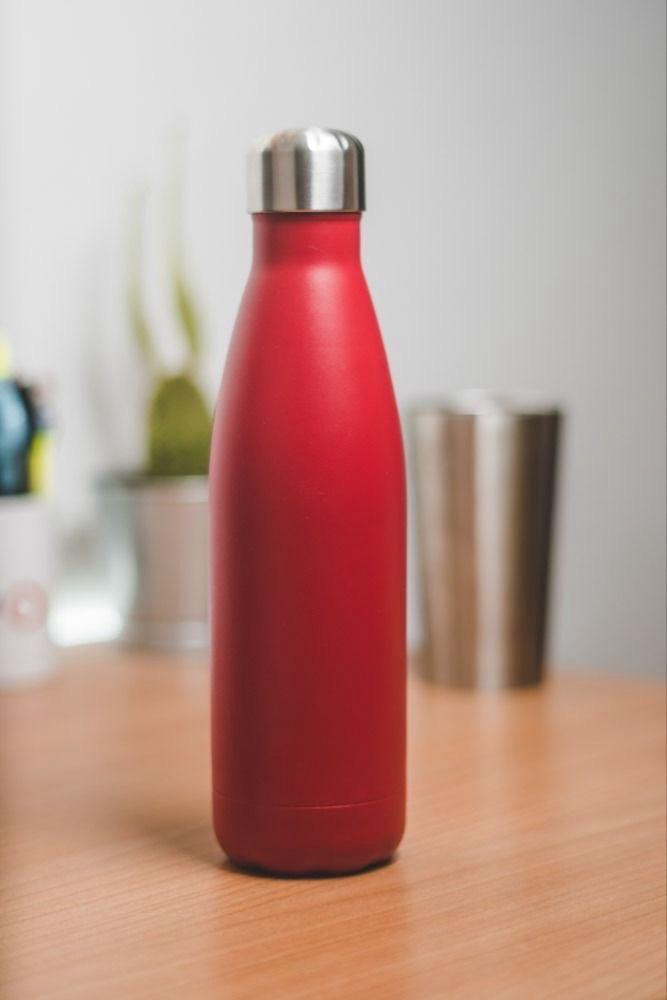Double wall stainless steel water bottle insulated flask 550ml