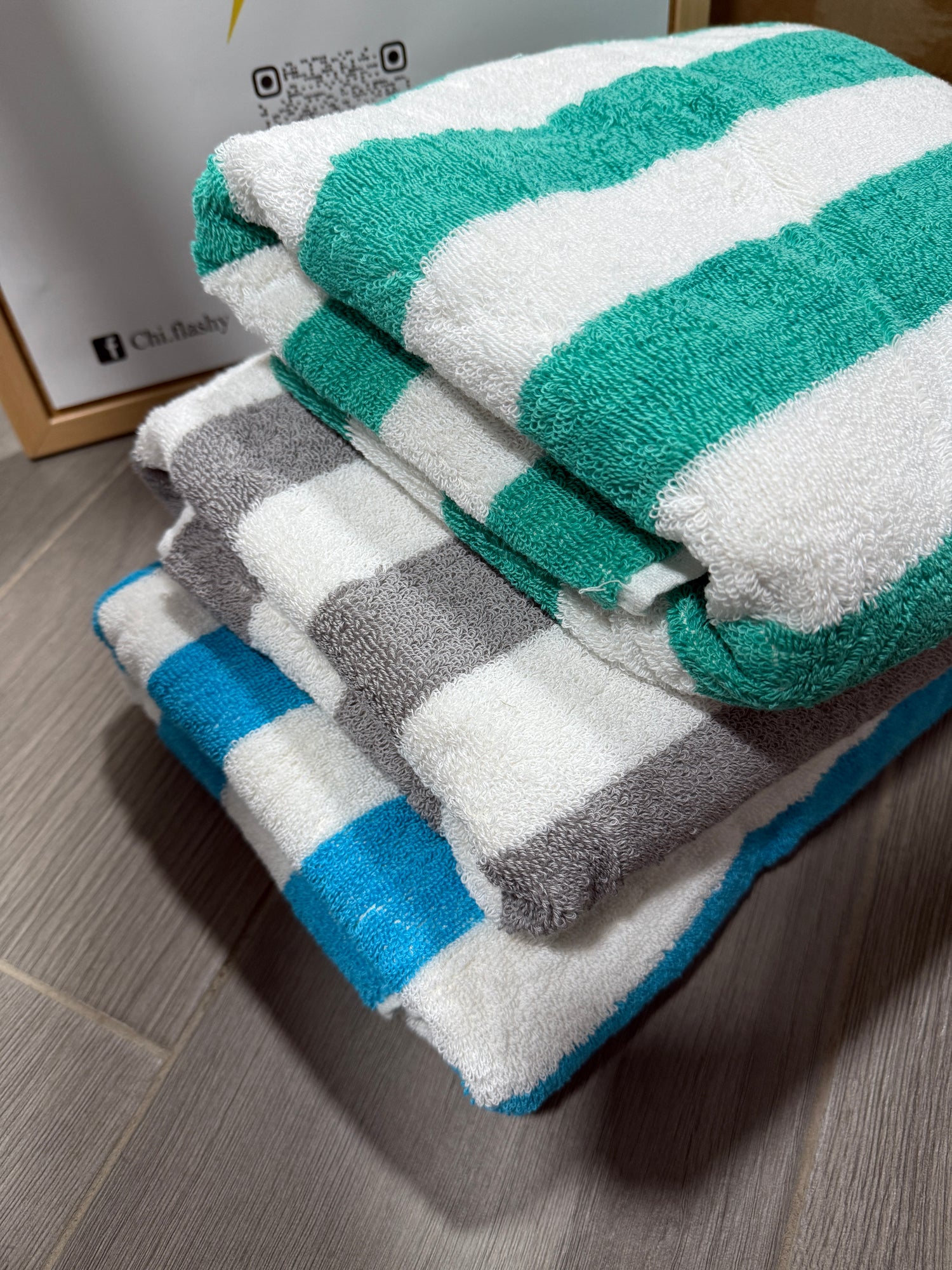 High quality striped beach towel super absorbent 150*78cm