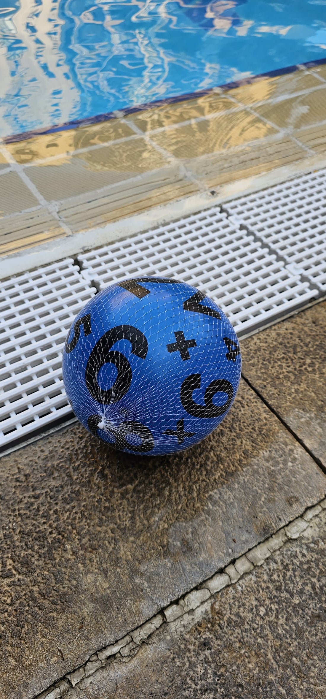 Rubber colored beach ball