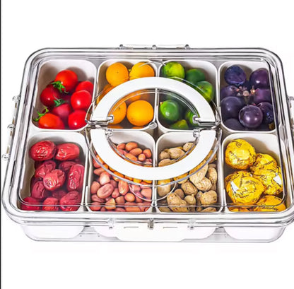 Divided fridge storage box 30*22*7 cm (8 dividers)
