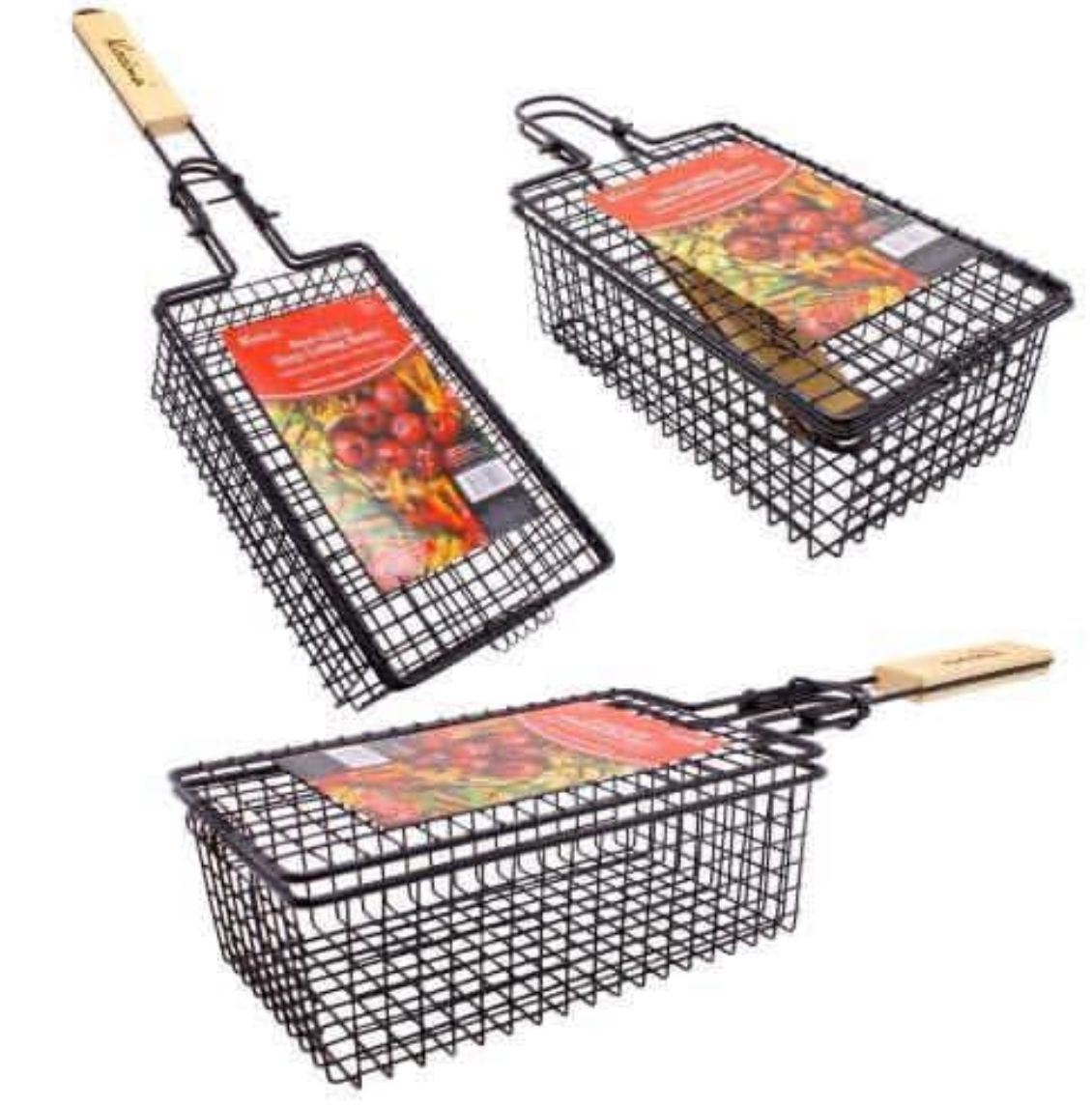 Barbecue basket with handle 23*13*9cm