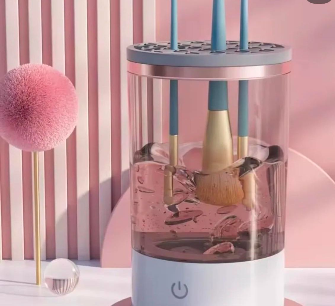 Portable USB electric makeup brush cleaner