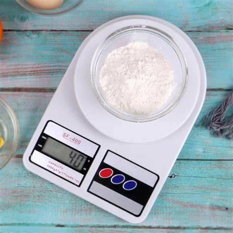 Portable digital food measuring scale