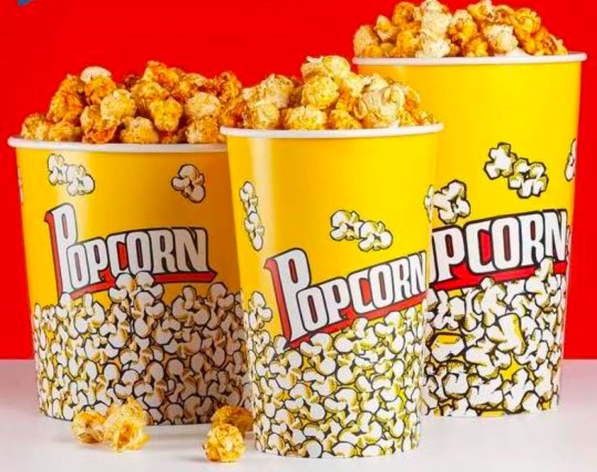 Popcorn bucket (set of 3 sizes)