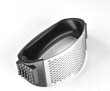 2 in 1 stainless steel garlic presser and meat puncher