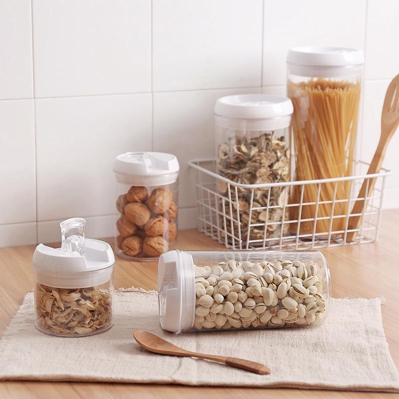 Food storage jar sealed closure easy to open 15*10CM /20*10CM /25*10CM