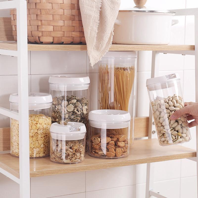 Food storage jar sealed closure easy to open 15*10CM /20*10CM /25*10CM