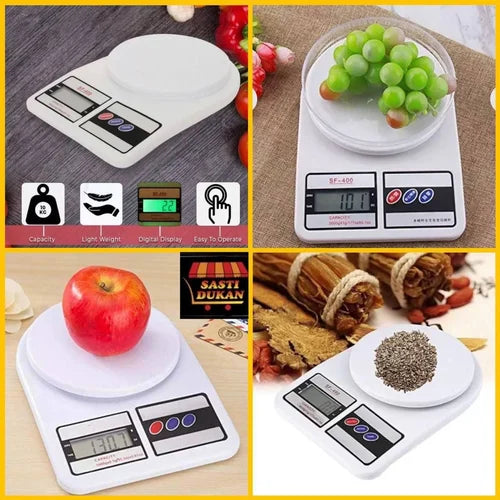 Portable digital food measuring scale