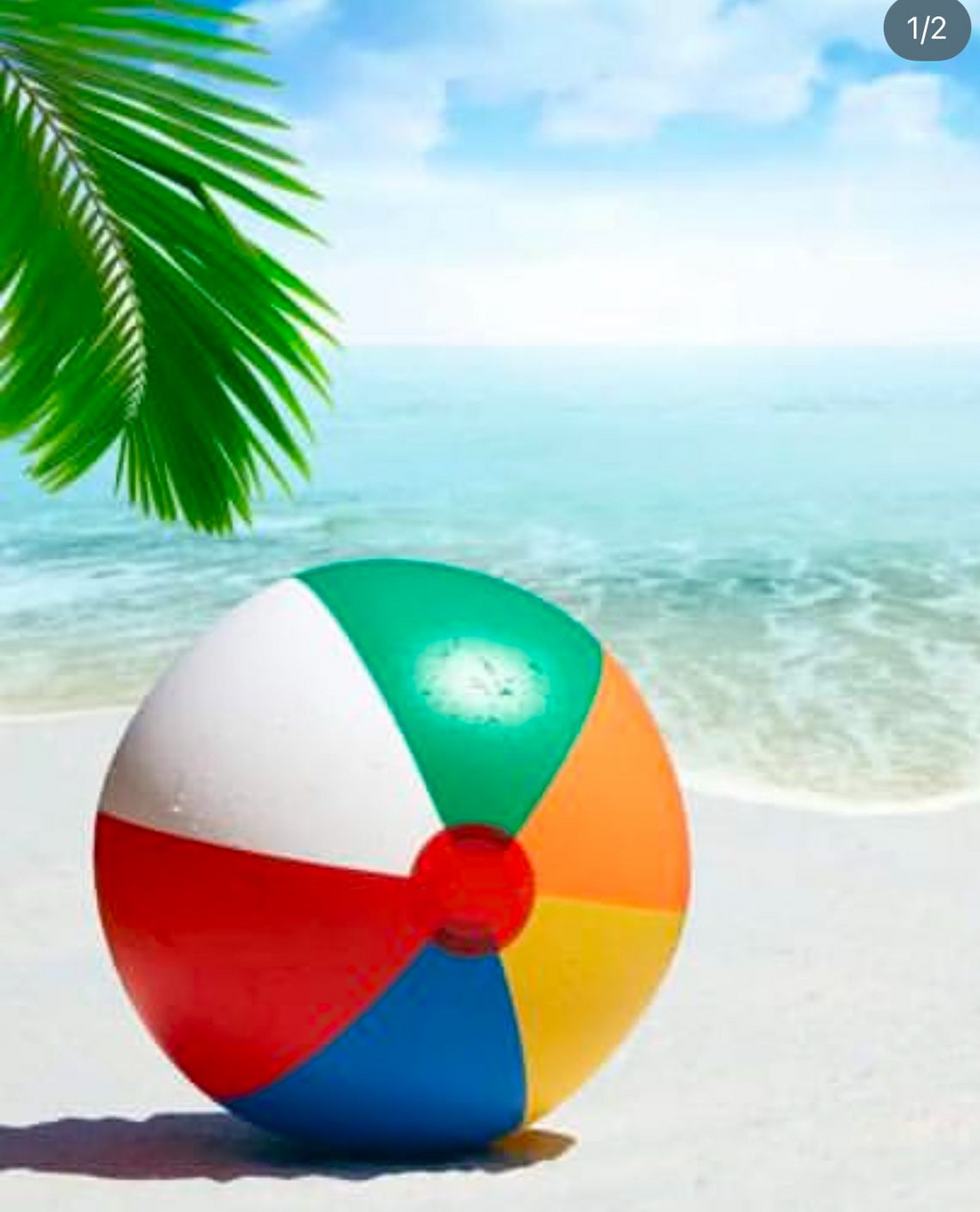 Beach inflatable ball