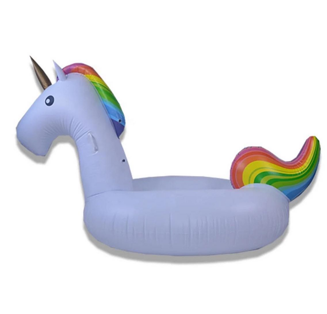 Baby swimming unicorn inflatable boat