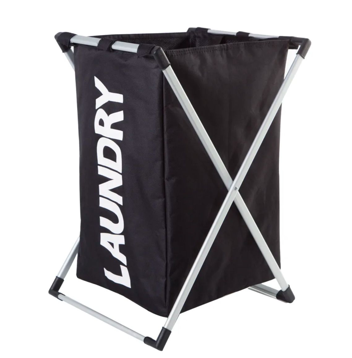X-Shape aluminium foldable laundry basket 56*42*40cm